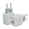 US EU Plug QC3.0 Fast Charging 1 Ports 20W USB Power Adapter Desktop Wall Charger for mobile phone