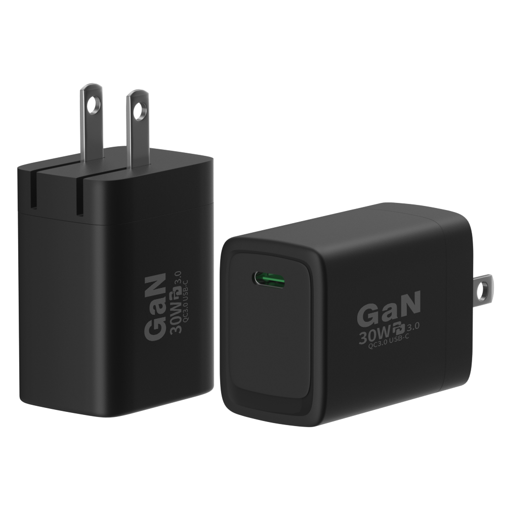 OEM US EU UK AUS AR Plug USB C Wall GaN Chargers 30W Fast Travel Charger for Mobile Phone