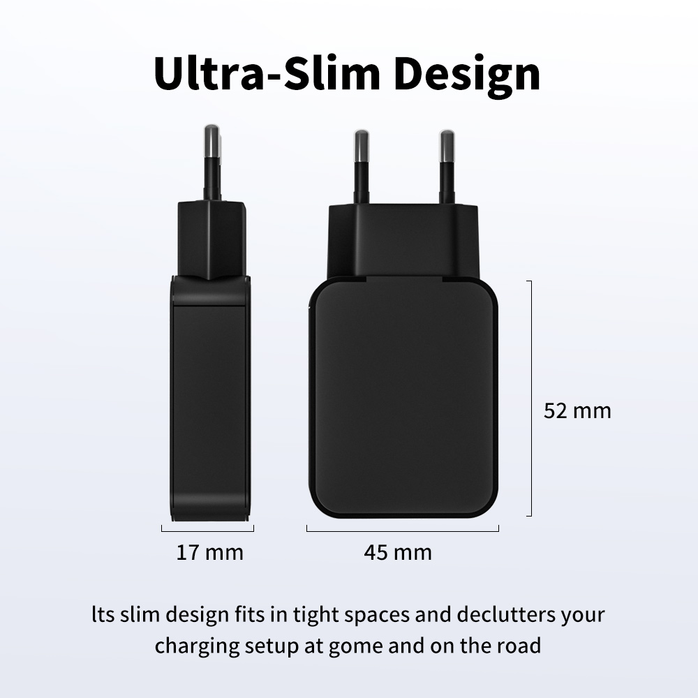 65W Slim USB-C GaN Charger