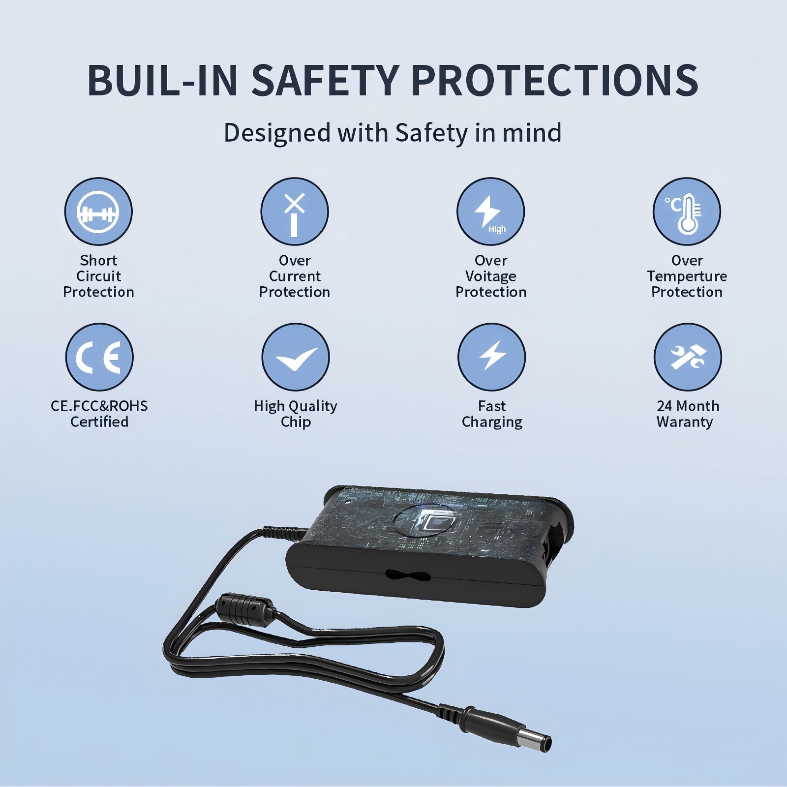 laptop power adapter 90w for dell