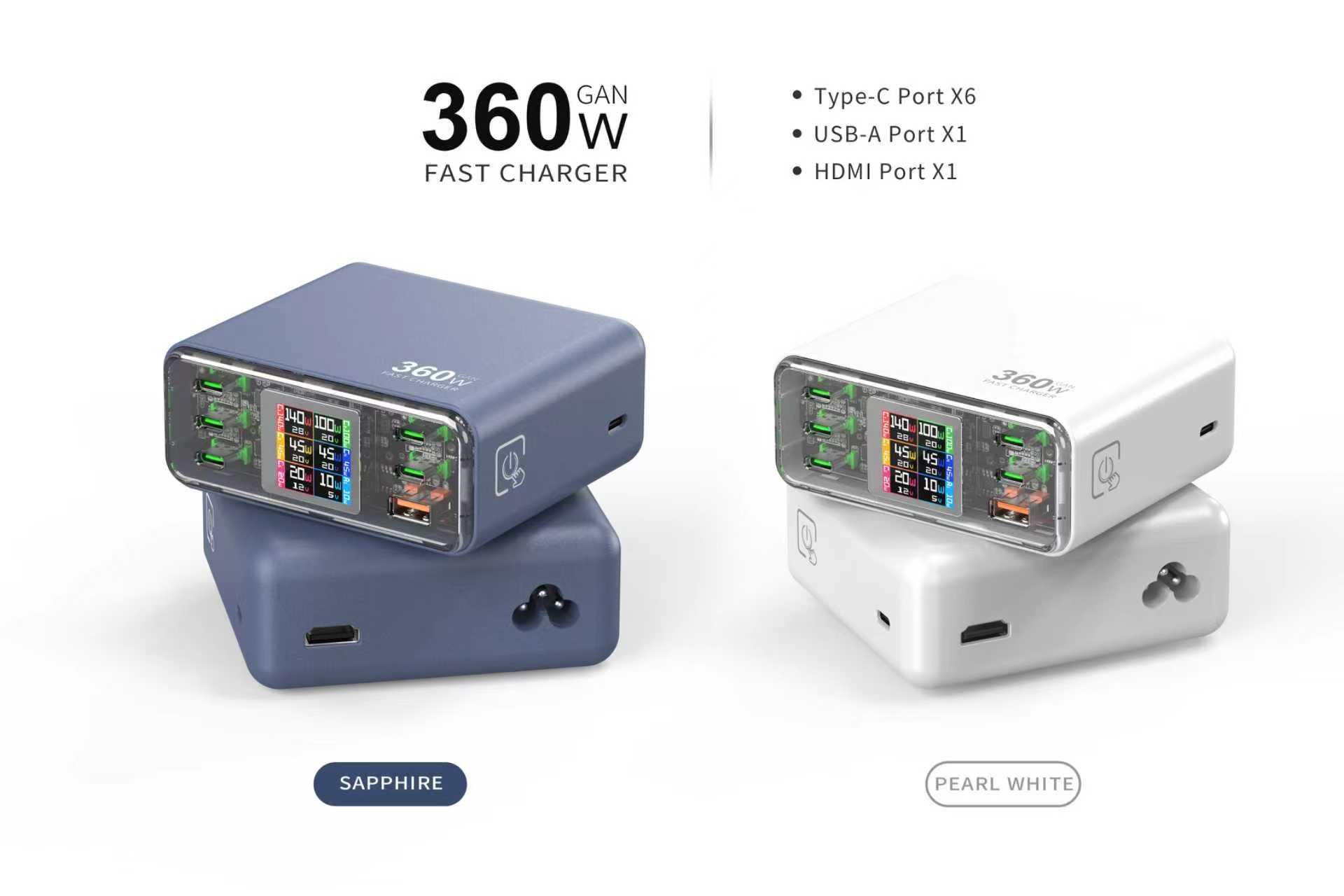 360W Desktop GaN Charger