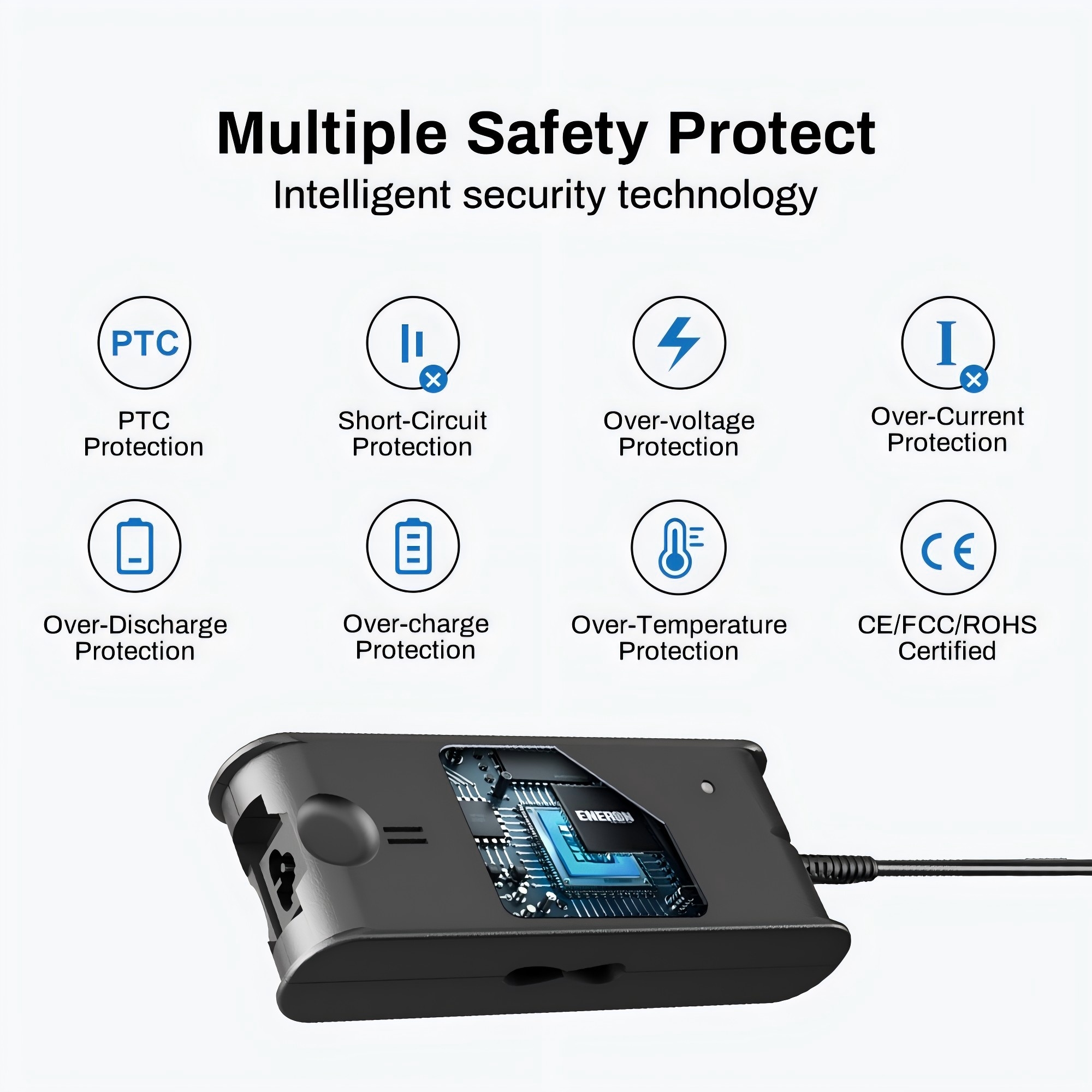 multiple safety protection laptop ac adapter 90W