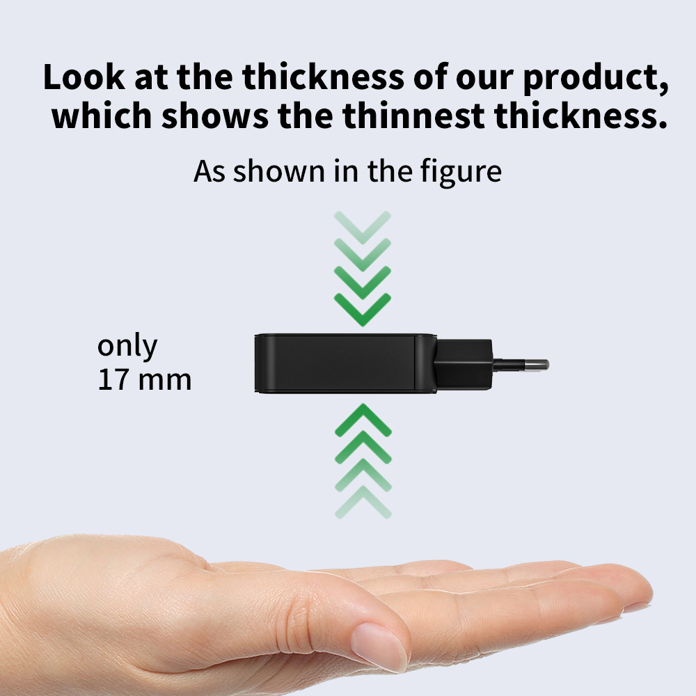 65W Slim USB-C GaN Charger