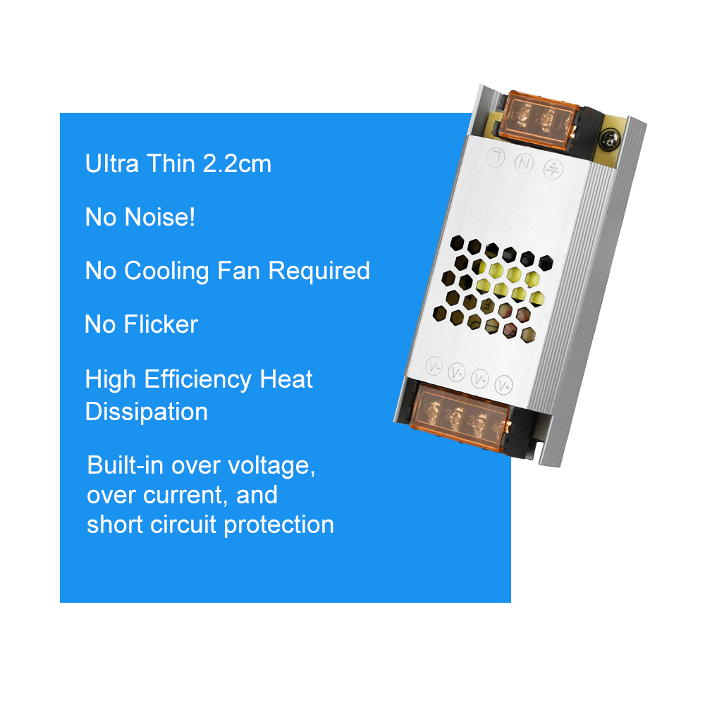 12V5A ultra thin switching power supply