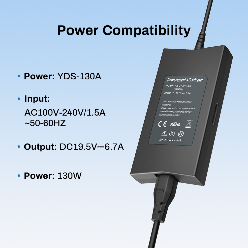 19.5V 6.7A slim adapter for dell