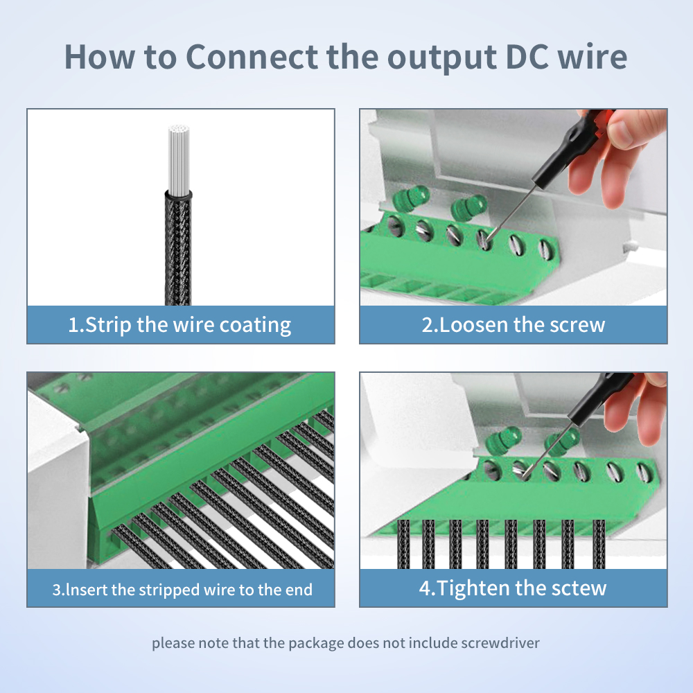 12V to 15V 5A 4CH Power Supply for CCTV Cameras and LED Strips