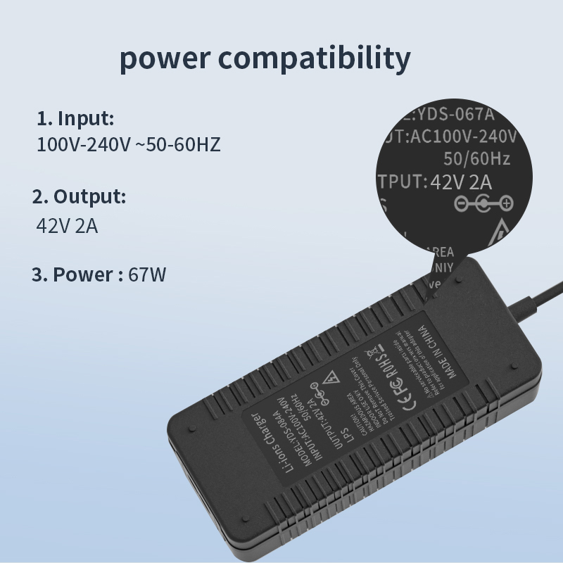 ‌84W lithium battery charger