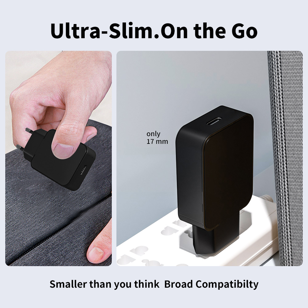 65W Slim USB-C GaN Charger