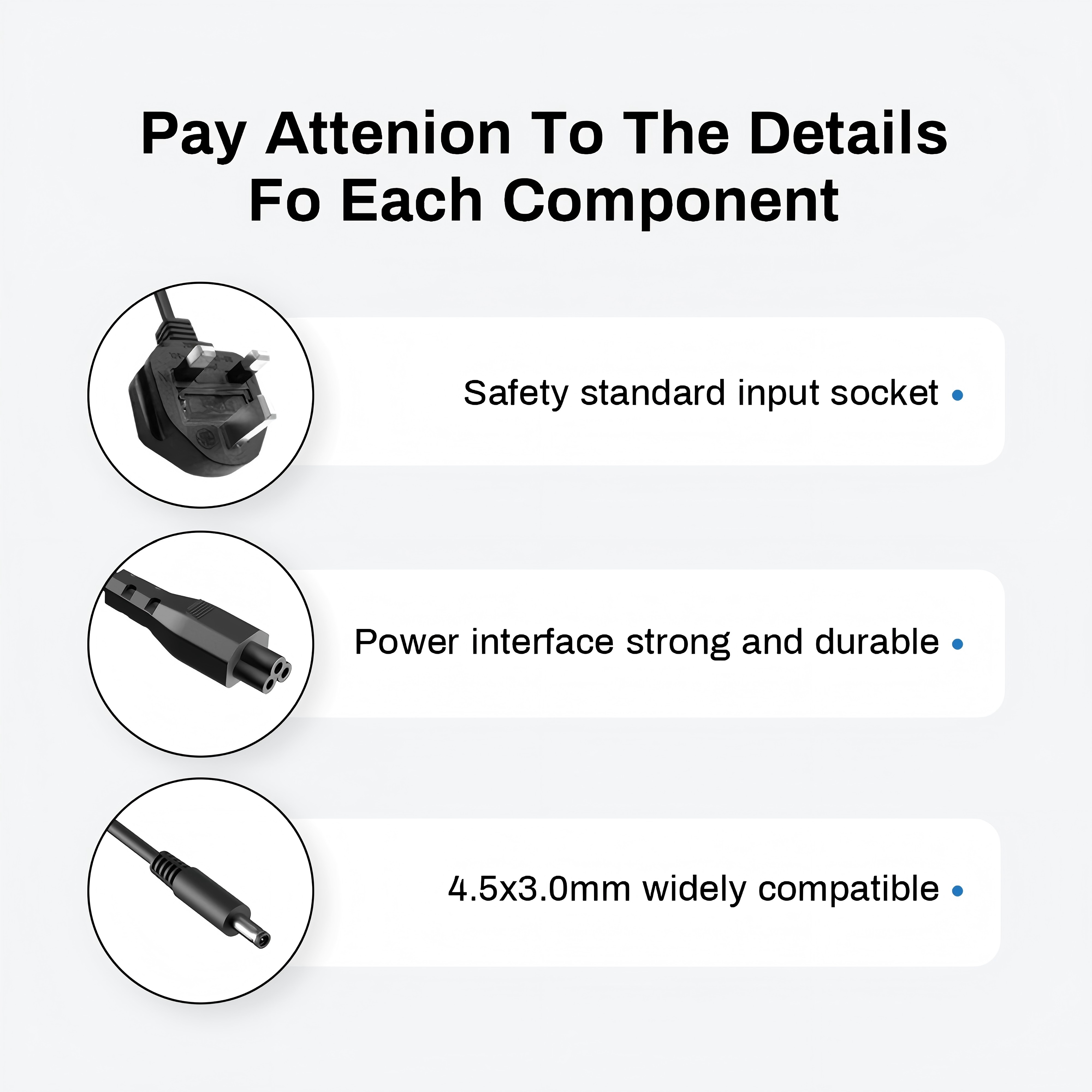 high quality 90W laptop charger