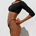 bikini ribbed