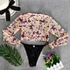 3 piece bikini set swimsuit with cover ups