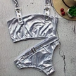 custom logo swimwear hardware
