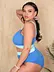 swimsuit solid color sexy bikini women