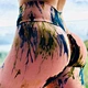 Workout Yoga Pants custom tie die leggings