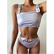custom logo swimwear hardware