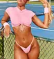two piece bathing suit