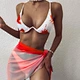 three piece bikini