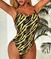high cut one piece swimsuit