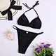 3 piece bikini set swimsuit with cover ups