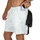 Shorts with Zipper Pockets