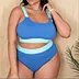swimsuit solid color sexy bikini women