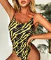 high cut one piece swimsuit