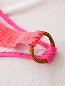ribbed thong bikini female swimsuit women swimwear