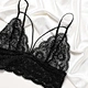 Solid color sexy women high waist mature Set Lingerie women set Femme sheer mesh sexy lingerie underwear