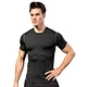 Customized Men's Round O Neck Tight T-Shirts Quick Dry Breathable Training Clothe Sportswear Fitness Top Outdoor TEE