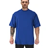Men Short Sleeve Basic Solid Gym Training Bodybuilding Muscle Fitness T Shirt
