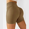 Seamless Active Shorts Tummy Control No Front Seam Fitness Yoga Shorts Scrunch Butt Sportswear Women Custom Logo Gym Shorts