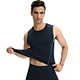 Sports Polyester Mens Muscle Singlet Sleeveless Travel Vest Gym Mens Tank Top Bodybuilding Fitness Running Custom Logo Tank Top