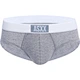 New Men Elastic Seamless Men's Low Waist Modal Viscose Cotton Briefs Undrweare Brief With Print