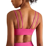 Women Compression Skin Fit Slimming Brushed Comfort Quick Dry Running Bra