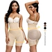 Latest Design Elasticity Compression High Waist Tummy Control Women Butt Lifter Shaper Seamless Bodysuit Shapewear