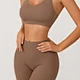 custom logo woman bra set underwear ice silk yoga pant padded wirefree fancy bra panty set
