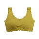 Women's breathable thin no trace collection of sub-breast Sports Sleep Bra top