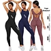 HEXIN Best Selling Private Label Workout Bodysuits Custom Activewear Gym Fitness Bodysuit Bulk Wholesale Tracksuit Yoga Set