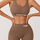 custom logo woman bra set underwear ice silk yoga pant padded wirefree fancy bra panty set