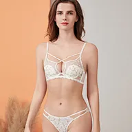 women bra panties set fitness crop top underwear