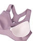 cross back seamless sports bra