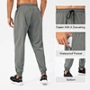 casual daily workout nylon long pants for men running jogging sport wear