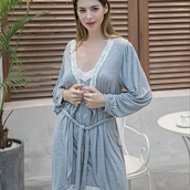 women cotton short pajamas set bamboo printed shirt fashion summer Milk silk womens pj buttonwomens Women's Sleepwear sets