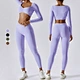 Women's Quick Drying Breathable Yoga suit outdoor running sports short sleeve and pants outdoor cycling fitness clothing