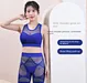Shock-proof Vest Huddle Hollow Back Leggings Wrapped Chest Suit Bras Chest Wrap Racer Back Sports Seamless Scrunch Legging