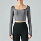 Women's Naked Fit and Slimming Sports Top