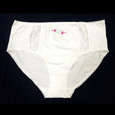 Plus size panties with mama large size XL XXL XXXL 4XL cotton and satin fabric for ladies custom brand designs