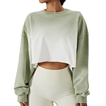 Women's casual short style hoodie outdoor running exercise fitness tennis yoga top