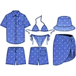 Sexy Couples Matching Swimwear Set Couple Designer