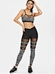 Sexy Woman Sports Bra with Mesh